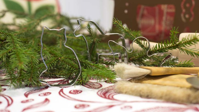 Julmingel i butiken