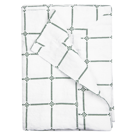 Bordsduk Classic White/Green