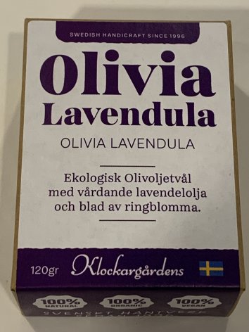 Ekologisk tvål - Olivia Lavendula