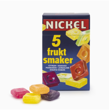 Retroask Nickel Frukt