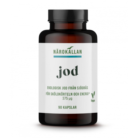 Jod Ekologisk 90 kapslar