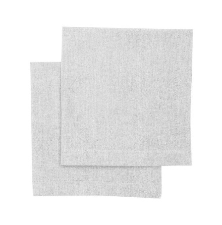 Servett 2-pack Elin 45x45 Ljusgr