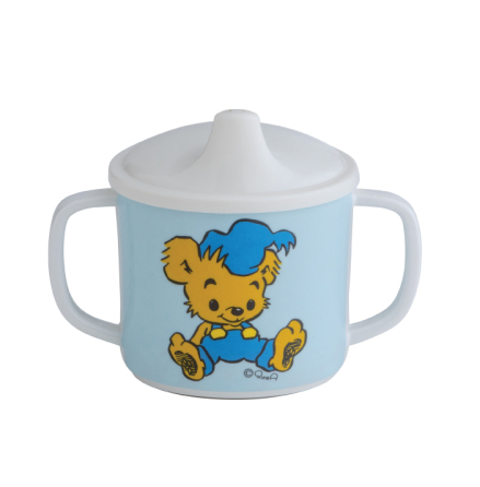 Bamse, Pipmugg, vit/bl