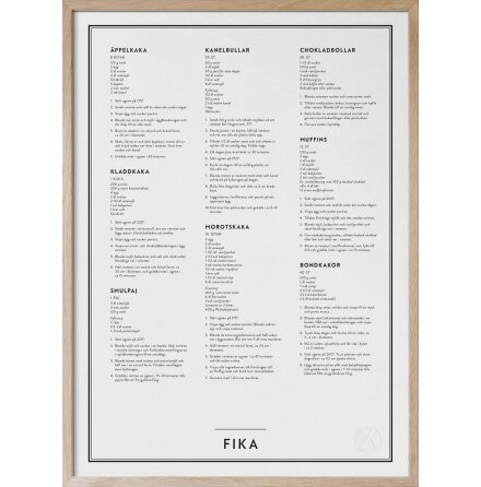 Poster - Fika 30x40cm