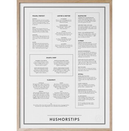 Poster - Husmorstips