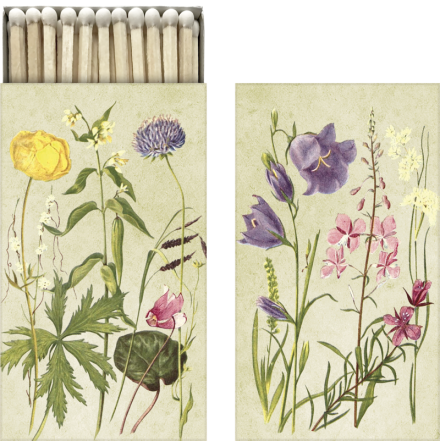 Tndsticksask - Sommarblommor