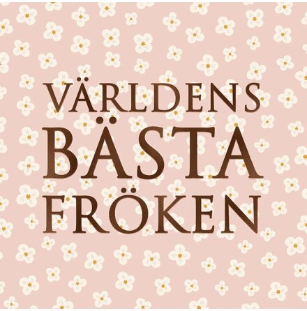 Dubbla kort med kuvert 12cm - Frken