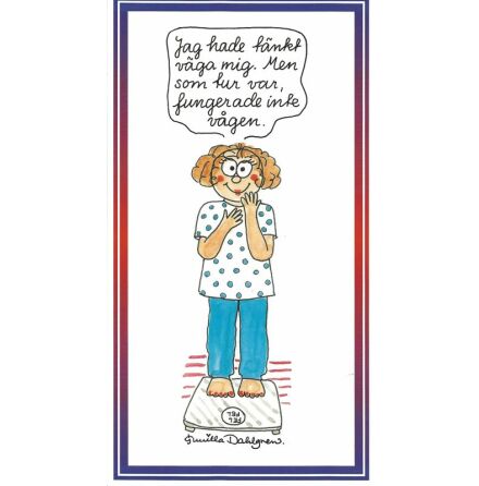 Vykort - Fungerade inte vgen
