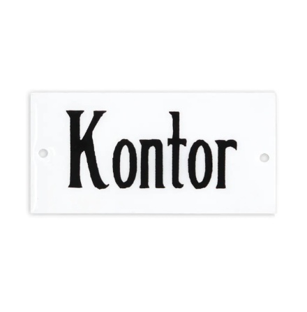 Skylt - Kontor