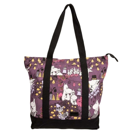 Mumin shoppingbag - Skrdefest plommon