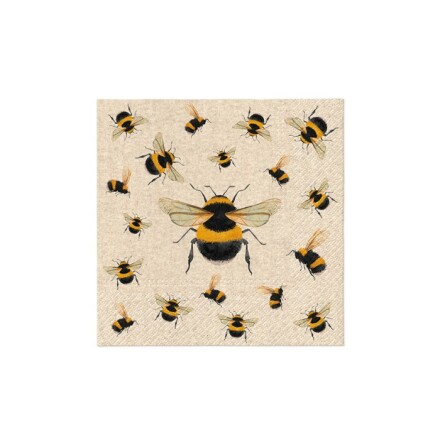 Servett - We Care Dancing Bees 33x33 cm