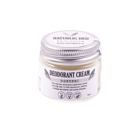 Deodorant Cream doftfri - 15ml