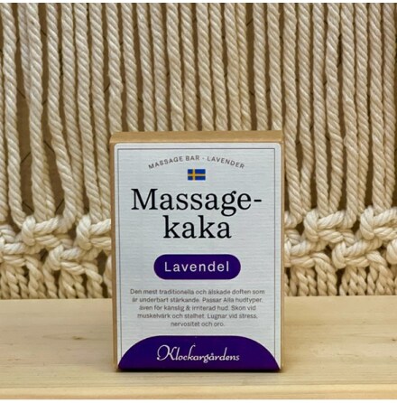Massagekaka - Lavendel
