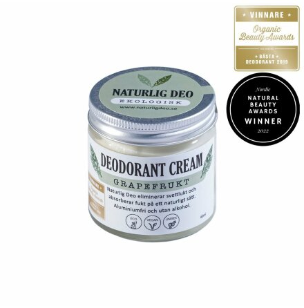 Deodorant Cream grapefrukt - 60ml