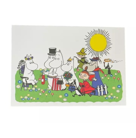 Vykort - Mumin - fdelsedag