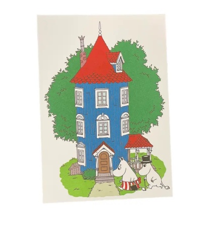 Vykort - Muminhuset