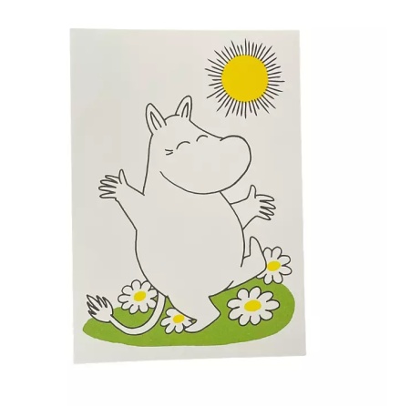 Vykort - Mumin sommar