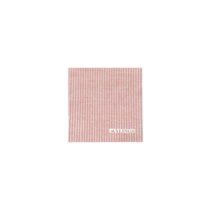 Kaffeservett - Kritstreck - Sotad rosa