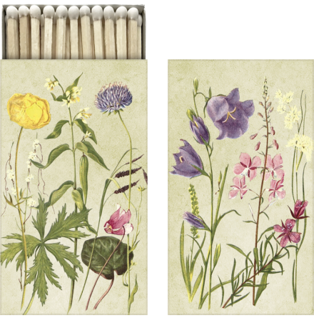 Tndsticksask - Sommarblommor