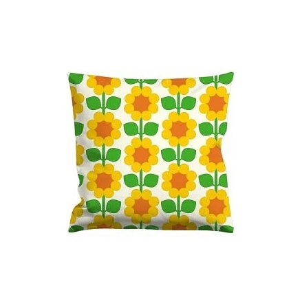 Kuddfodral Retro i linne - 45x45 cm - Hjortron