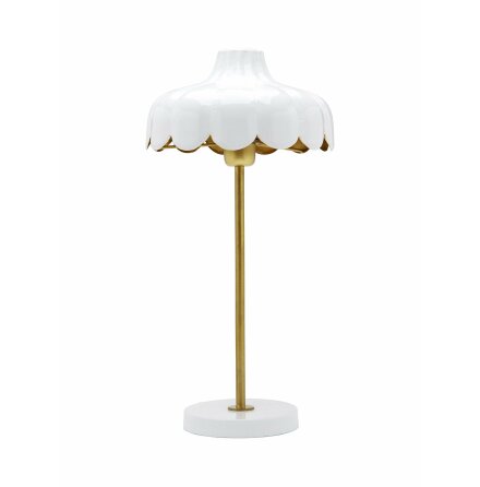 Bordslampa Wells  50 cm, vit