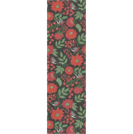 Bordslpare - Julfglar 35x120 cm