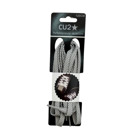 Reflekterande skosnren 120 cm