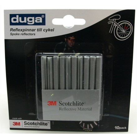Reflekterande pinnar fr cykelhjul 10 pack