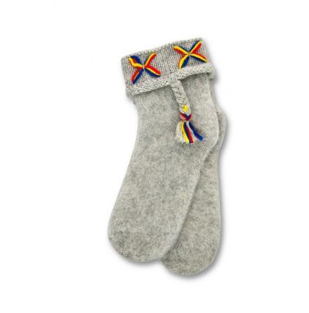 Socka  i shetlandsull - Dam One Size