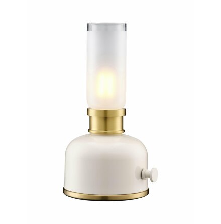 Uppladdningsbar bordslampa Frida Beige