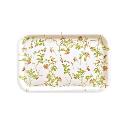 Bricka nr 3 - Lingon, 33 x 21,5 cm