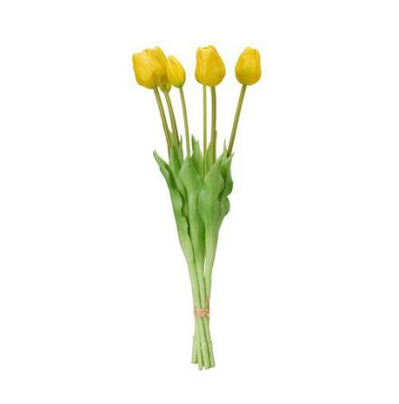L�nga tulpaner i bunt - 47 cm, gul