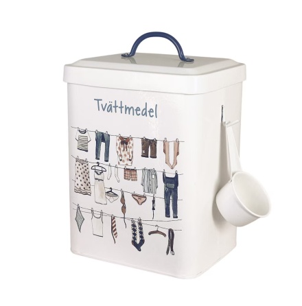 Pl�tburk Ivar - Tv�ttmedel, vit