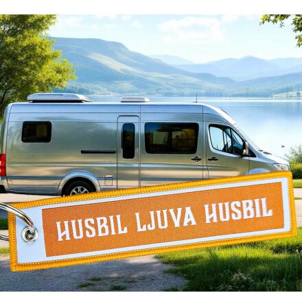 Nyckelring - husbil ljuva husbil