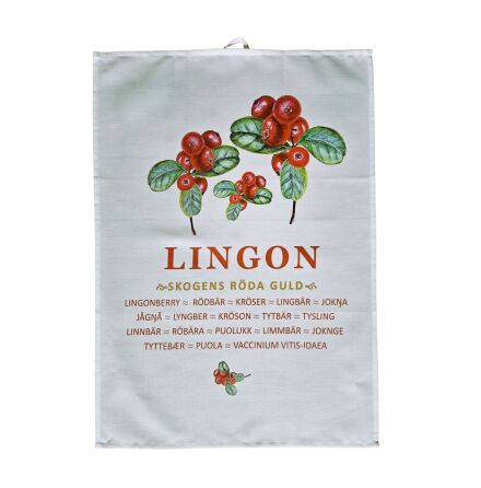 K�kshandduk - 50x70cm - lingon