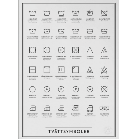 Poster - Tv�ttsymboler