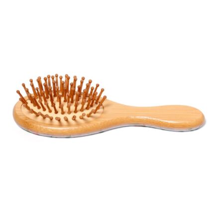H�rborste i 100% bambu, blommotiv