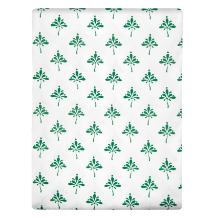 P�slakan dubbelt Nightflower 220x220 cm, green