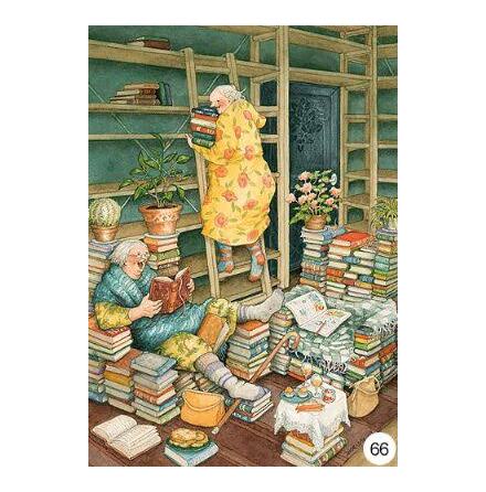 Kort - Gummor i biblioteket