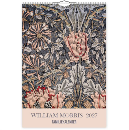 Familjekalender William Morris 2027.