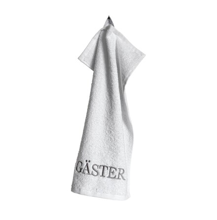 G�sthandduk 30x50cm, vit