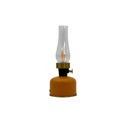 Uppladdningsbar bordslampa Pomox, ockra