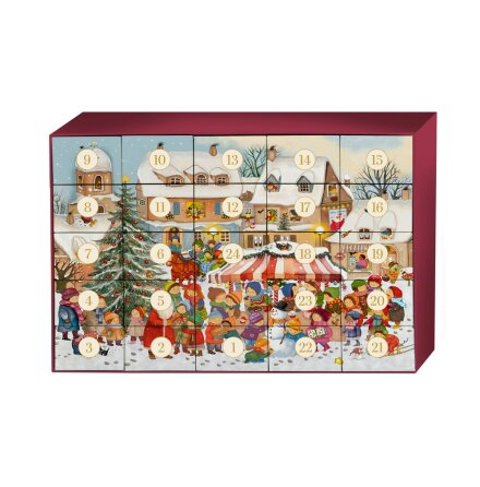 Adventskalender Pussel Julmarknad