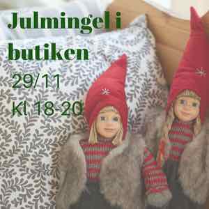 Julmingel i butiken
