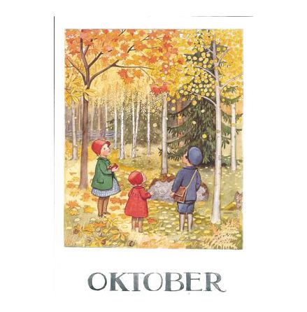 Vykort - Oktober