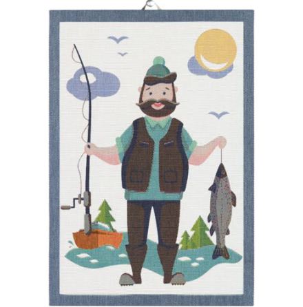 Handduk - Fishing man