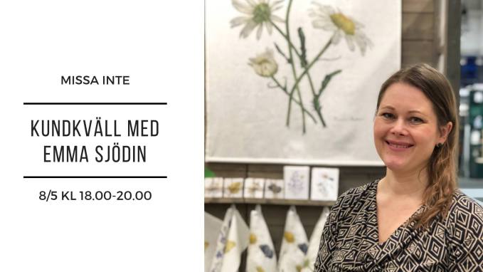 Kundkvll med tecknaren Emma Sjdin